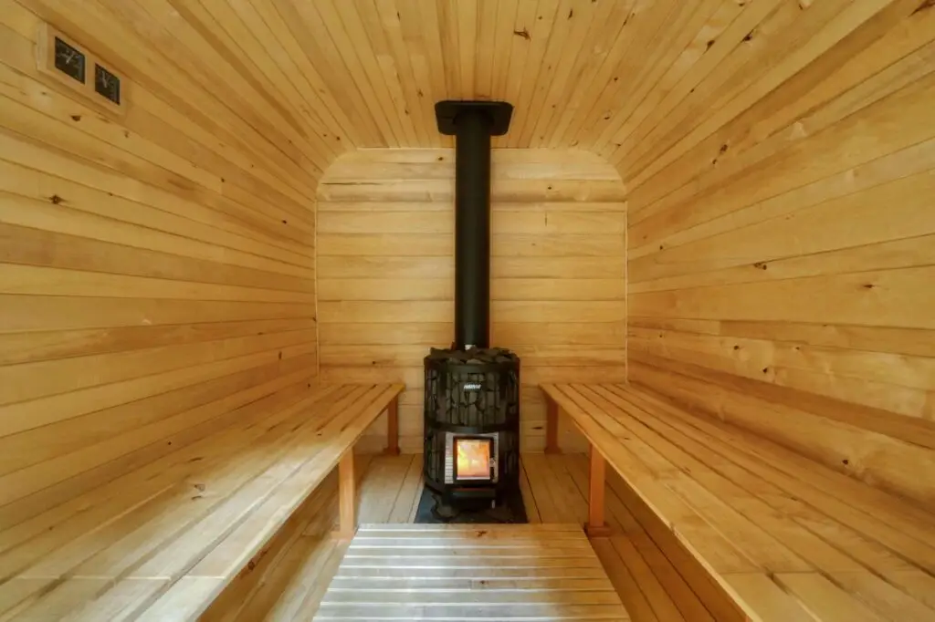 kralovoholska chata wellness sauna vnutro